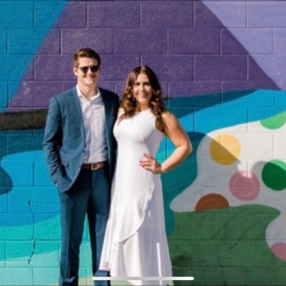Calvin Klein White Cocktail Dress